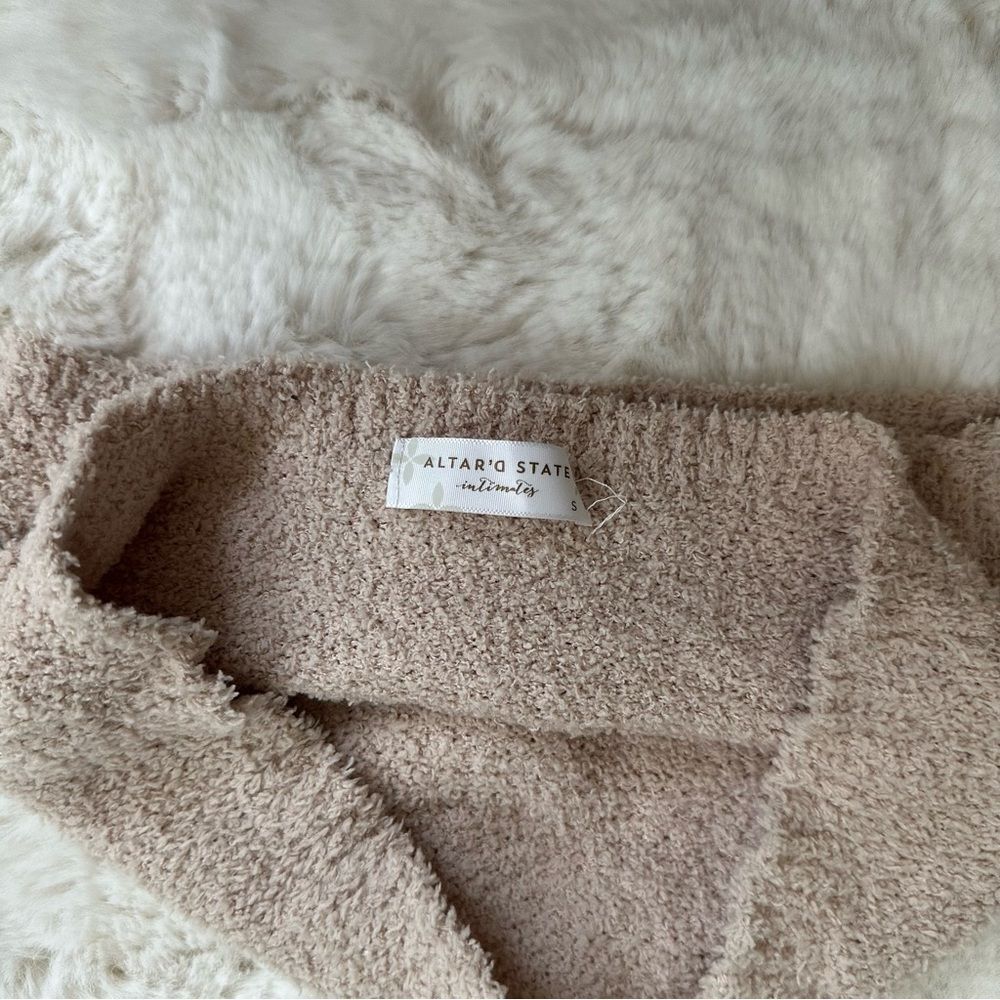 Alter’d State tan fuzzy tube crop top - Picture 5 of 5